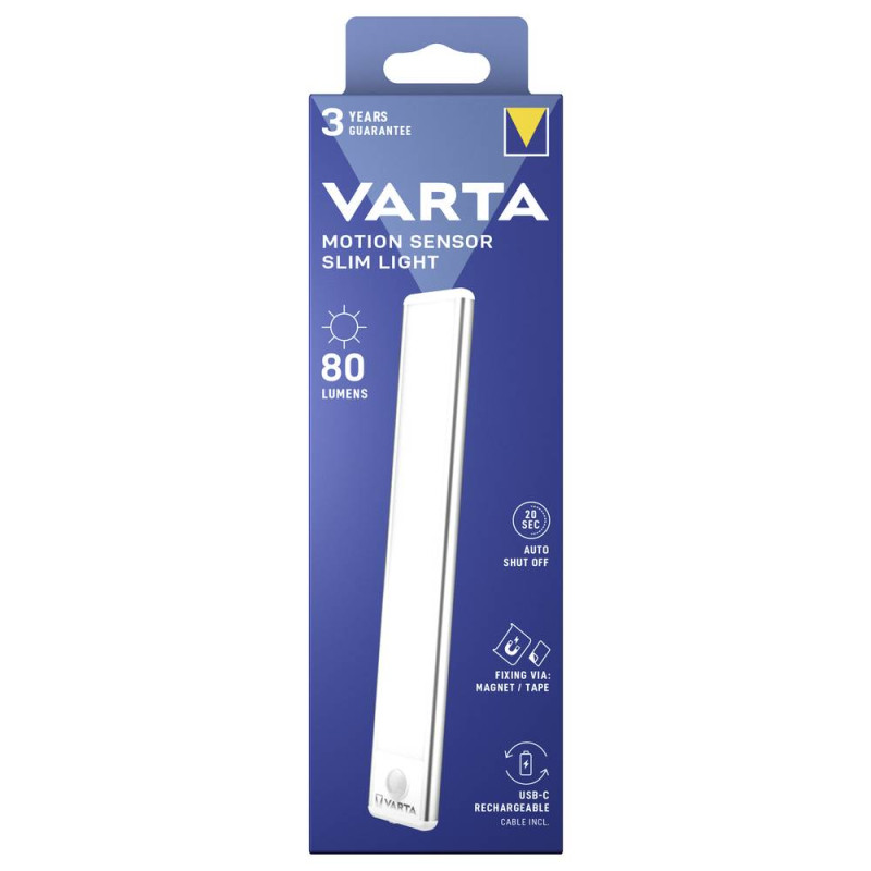 Torche Led Varta Motion Sensor Light Slim rechargeable - 17624 101 111
