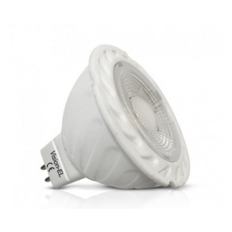 Ampoule LED - GU5.3 MR16 - 6W - 4000K - 75° - boite - 570Lm - Dim - EL-Vision 7867 - 775750