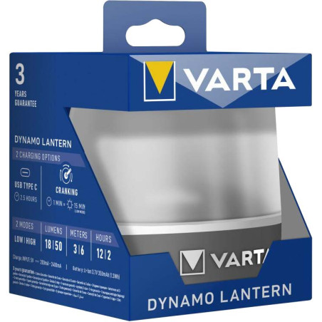 Torche Varta Camping dynamo Lantern - 17670 101 111