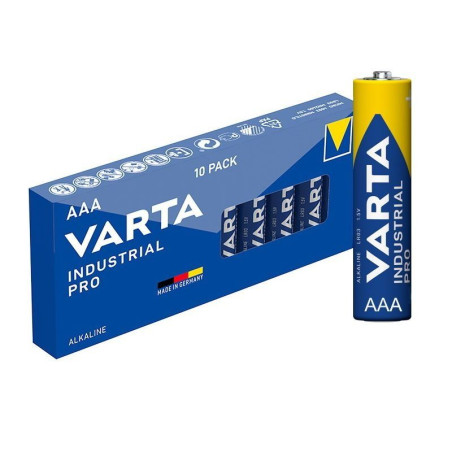 (Pack) Pile Varta industrielle AAA - 4003 211 111 - unitaire par boite de 10 piles (Pack) Pile Varta industrielle AAA - 4003 211 111 - unitaire par boite de 10 piles