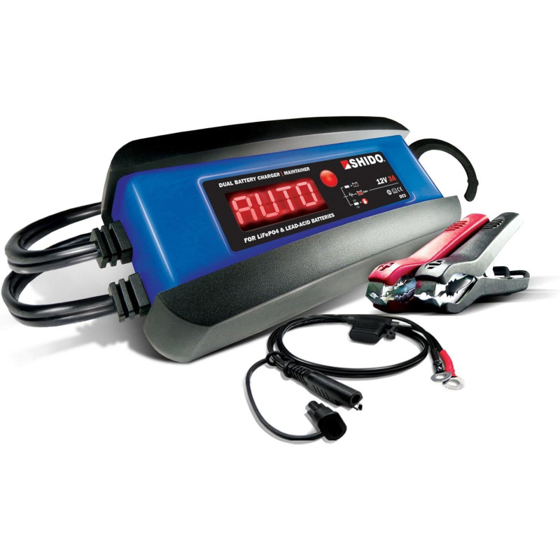 Chargeur De Batterie SHIDO 12v 3A Acide AGM Gel LifePO4 DC3
