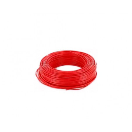 Fil de cablage electrique Rouge PVC 0.75mm²  11A - au metre