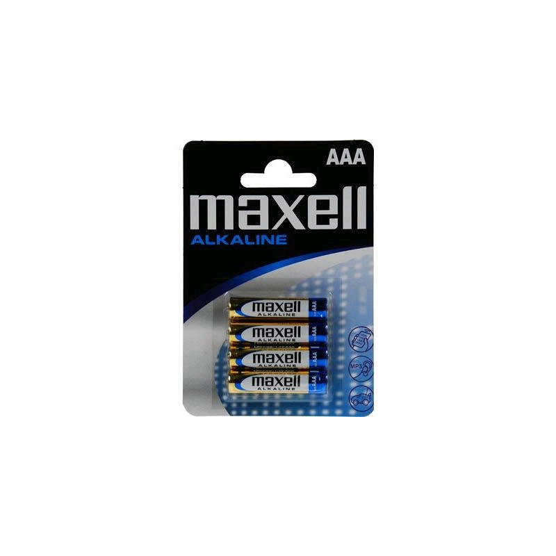 Pile alcaline Maxell LR03 - AAA blister de 4