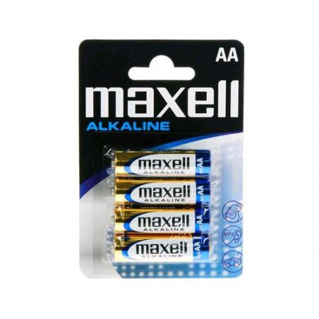 Pile alcaline Maxell LR06 - AA blister de 4