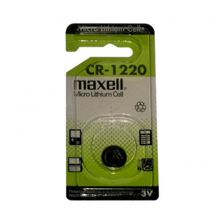 Pile bouton lithium CR1220 Maxell