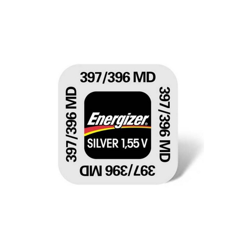 Pile de Montre Energizer oxyde d'argent SR59 - 396/397 - unitaire / boite 10