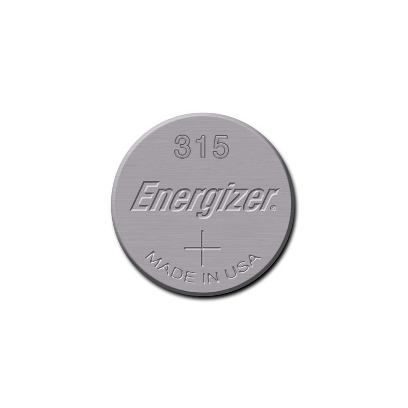 Pile de Montre Energizer oxyde d'argent SR67 - E315 - unitaire / boite de 10