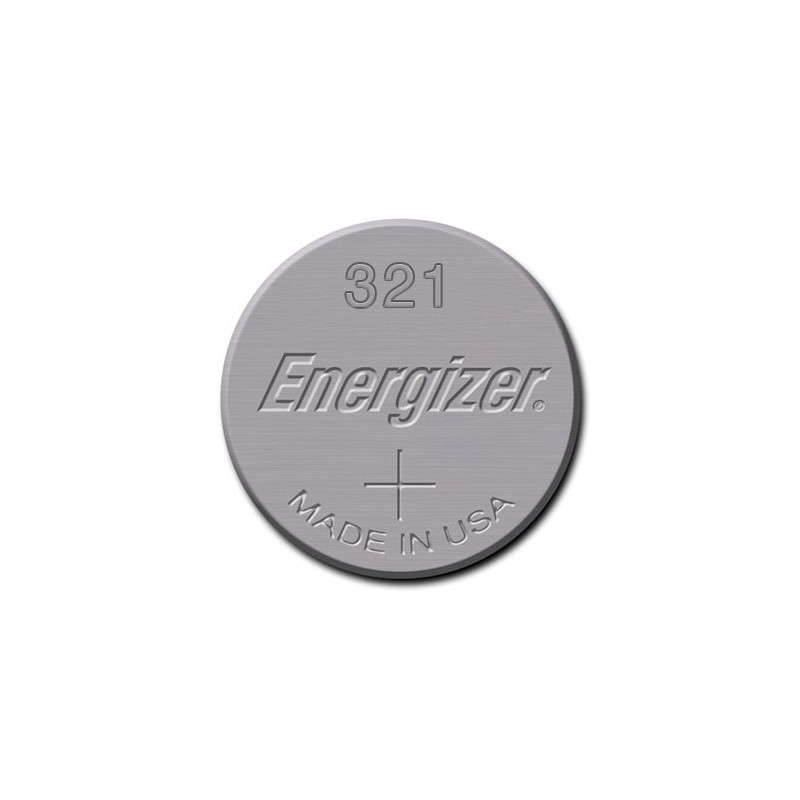 Pile de Montre energizer oxyde d'argent SR65 - 321ENER - unitaire / boite de 10
