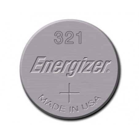 Pile de Montre energizer oxyde d'argent SR65 - 321ENER - unitaire / boite de 10