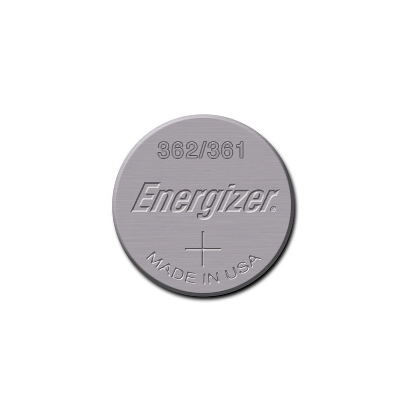 Pile de Montre Energizer oxyde d'argent 362/361 SR58 - unitaire / boite de 10