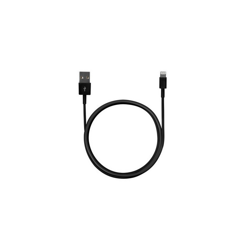 Cable et Synch USB/Lightning Apple - 1 metre - noir