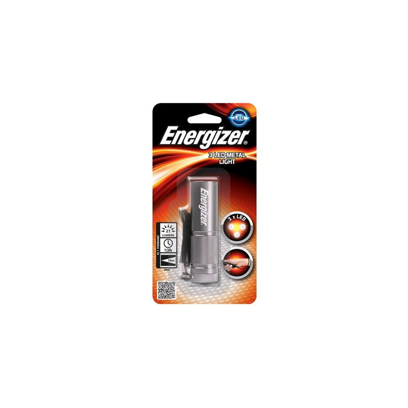 Torche Energizer 3 LED Metal Light 3xAAA non incluses 638842