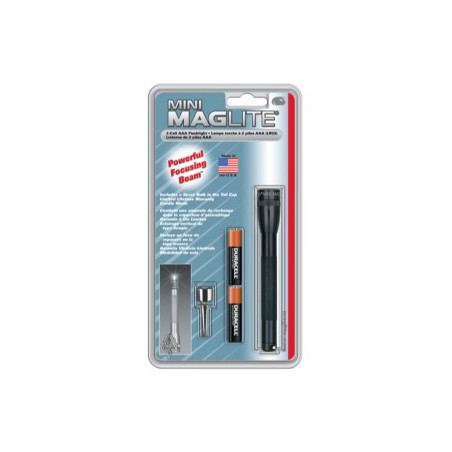 Torche Maglite  super mini en Blister - 2 Pile LR03 - M3A