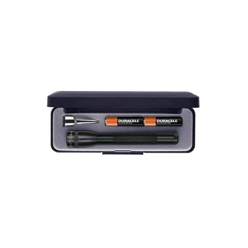 Torche MAGLED Super Mini 2xAAA incl noir en coffret + clip stylo