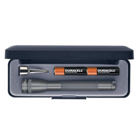 Torche MAGLED Super Mini 2xAAA incl gris en coffret + clip stylo