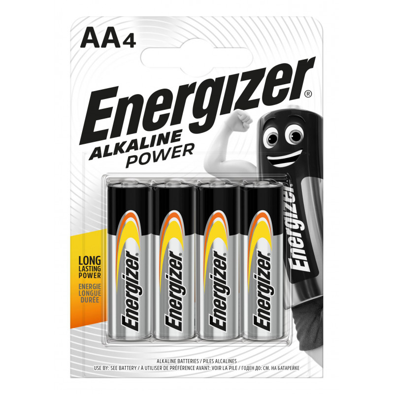 Pile Alcaline  Energizer LR06 Alkaline Power (ex-Basic) - Blister de 4
