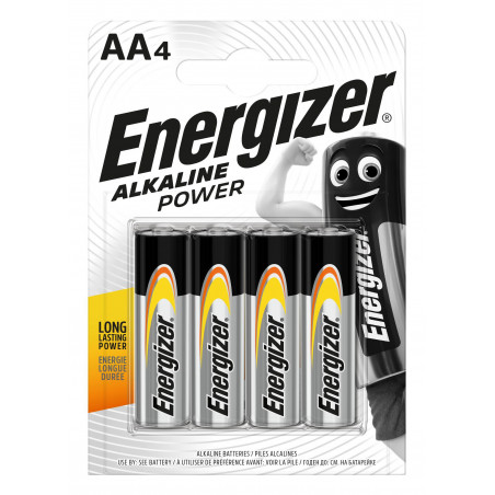 Pile Alcaline  Energizer LR06 Alkaline Power (ex-Basic) - Blister de 4