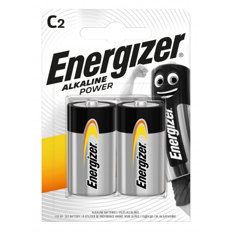 Pile Alcaline Energizer LR14 Alkaline Power (ex-Basic) - Blister de 2