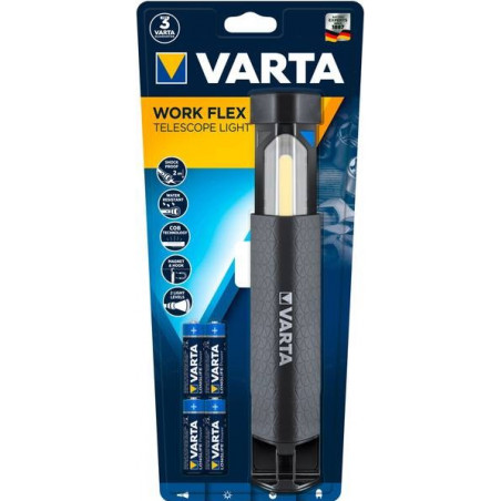 Torche Varta  Work Flex telescopique LED Light 4xAA incl - 18646 101 421