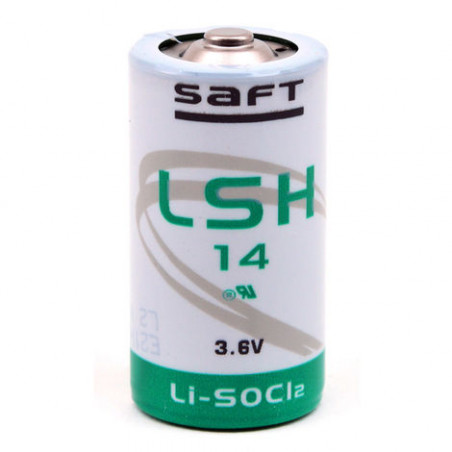 Pile Lithium 3.6V LSH14 SAFT 5.8AH - 27x50 mm