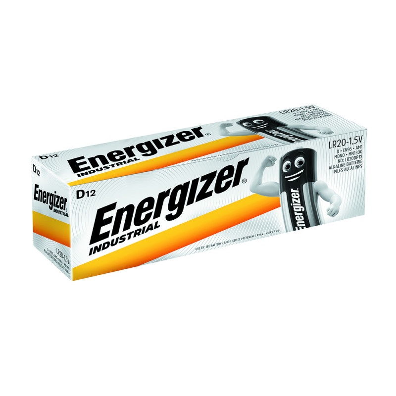 (Pack) Pile industrielle Energizer LR20/EN95 - unitaire par boite de 12