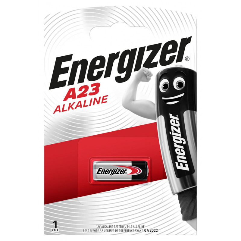 Pile Alcaline 23A Energizer 12V - Blister de 1