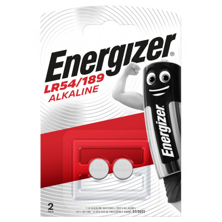 Pile Bouton LR54/10gA - 1.5V - Blister de 2 - Energizer