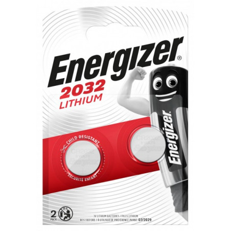 Pile electronique CR2032 - ENERGIZER blister de 2